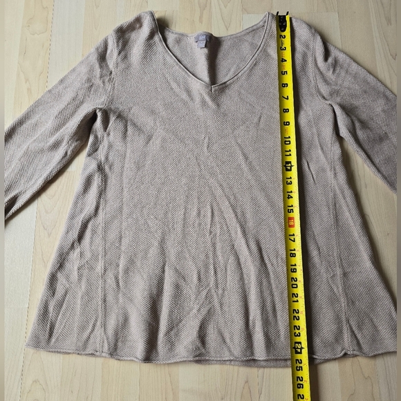 J. Jill Waffle Knit Top Size Small - Picture 4 of 8